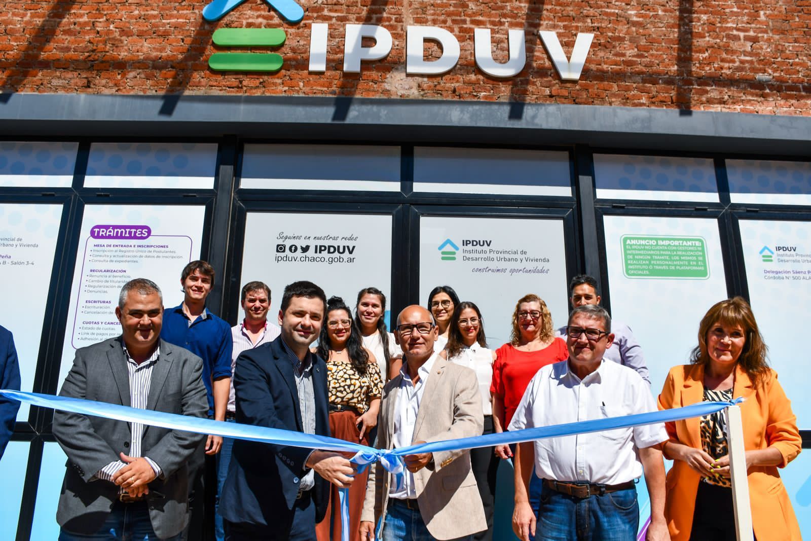 ESTADO CHAQUEÑO PRESENTE: EL IPDUV INAUGURÓ DELEGACIÓN EN PRESIDENCIA ROQUE SÁENZ PEÑA.