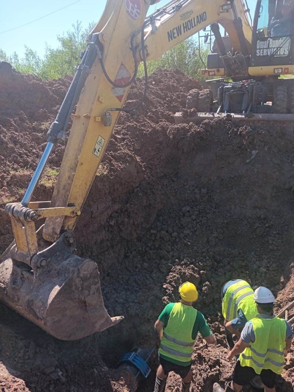 SAMEEP REPARÓ EL ACUEDUCTO COLONIA BENÍTEZ- MARGARITA BELÉN.