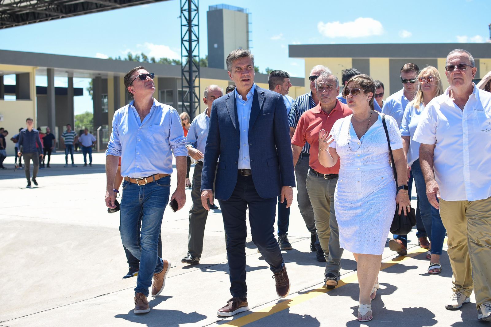 PUERTO LAS PALMAS: ZDERO RECORRIÓ LAS OBRAS JUNTO A LAS AUTORIDADES DE FONPLATA.