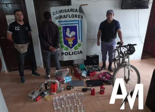 MIRAFLORES: POLICÍA LOCAL RECUPERA ELEMENTOS ROBADOS AL COMERCIO 