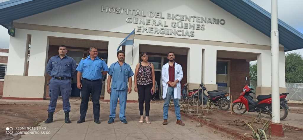 J.J CASTELLI: “HOY SE HABILITÓ LA DIVISIÓN DE SEGURIDAD EN EL HOSPITAL BICENTENARIO GENERAL GÜEMES”.