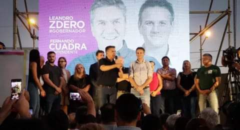 ZDERO ACOMPAÑÓ EL LANZAMIENTO DE LA CANDIDATURA DE FACUNDO CUADRA: 