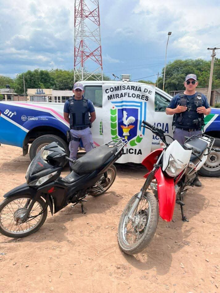 DESARTICULAN VARIOS ROBOS EN MIRAFLORES: MOTOCICLETAS Y ARMA DE FUEGO SECUESTRADAS. 