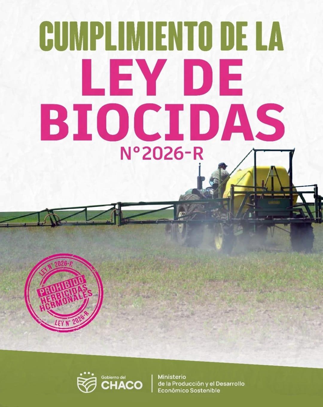 EL GOBIERNO PROVINCIAL RECUERDA QUE ESTÁ PROHIBIDA LA APLICACIÓN DE HERBICIDAS HORMONALES.