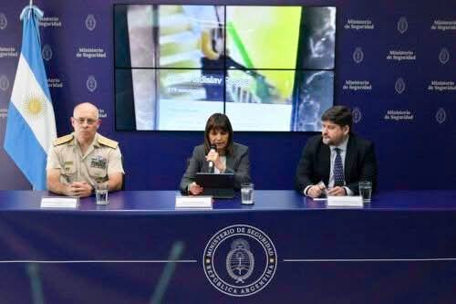 PATRICIA BULLRICH ANUNCIÓ LA DETENCIÓN EN EL SUR DE UN TERRORISTA VINCULADO AL ESTADO ISLÁMICO.