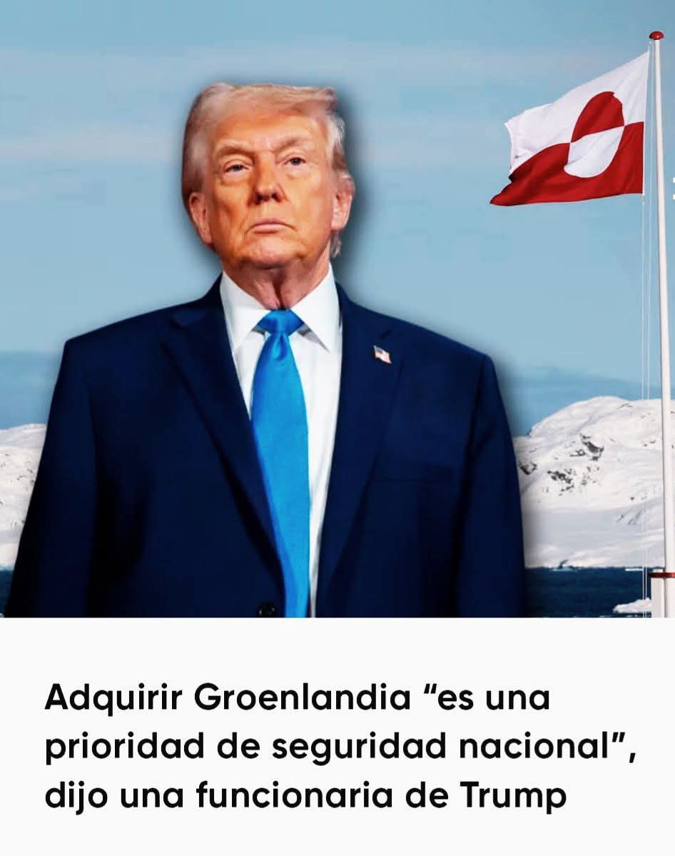 TRUMP QUIERE GROENLANDIA: LA CASA BLANCA ADMITE QUE EL USO MILITAR “SIEMPRE ES UNA OPCIÓN” .
