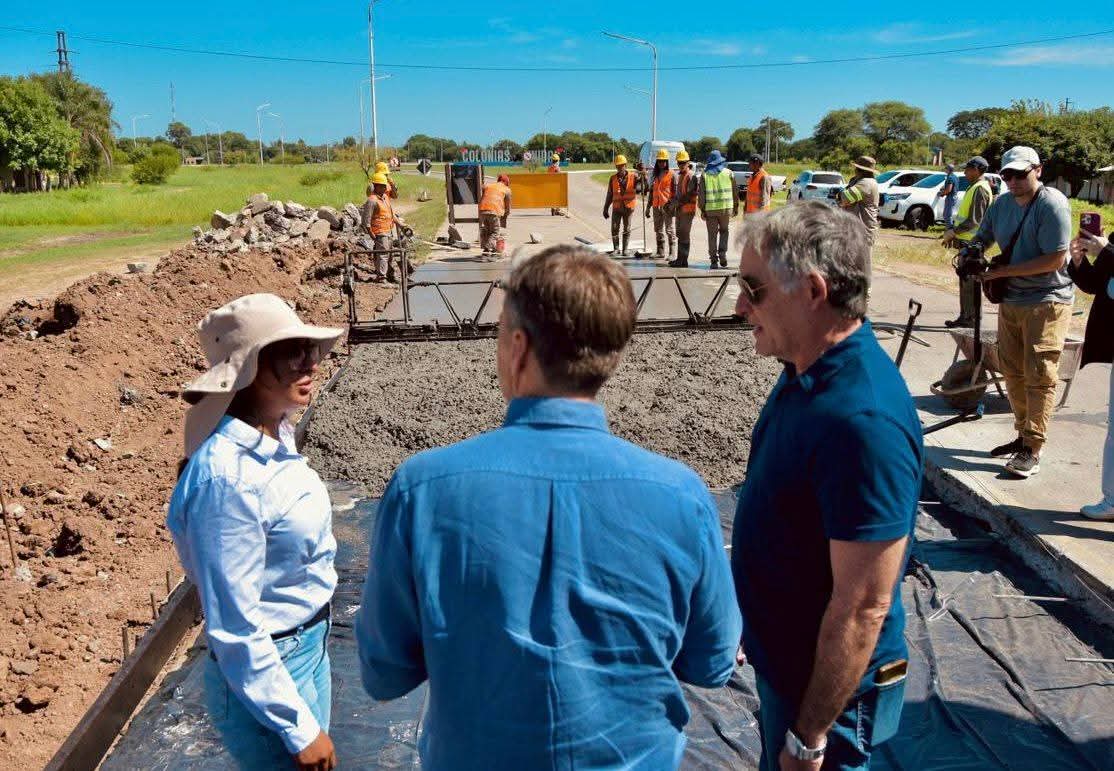 EL GOBERNADOR ZDERO INSPECCION&Oacute; LAS OBRAS DE REPARACI&Oacute;N EN LA RUTA PROVINCIAL N&deg; 9.