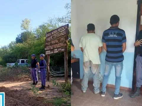 CAY&Oacute; UNA BANDA QUE TALABA &Aacute;RBOLES DE QUEBRACHO EN PARQUE NATURAL DE FUERTE ESPERANZA.