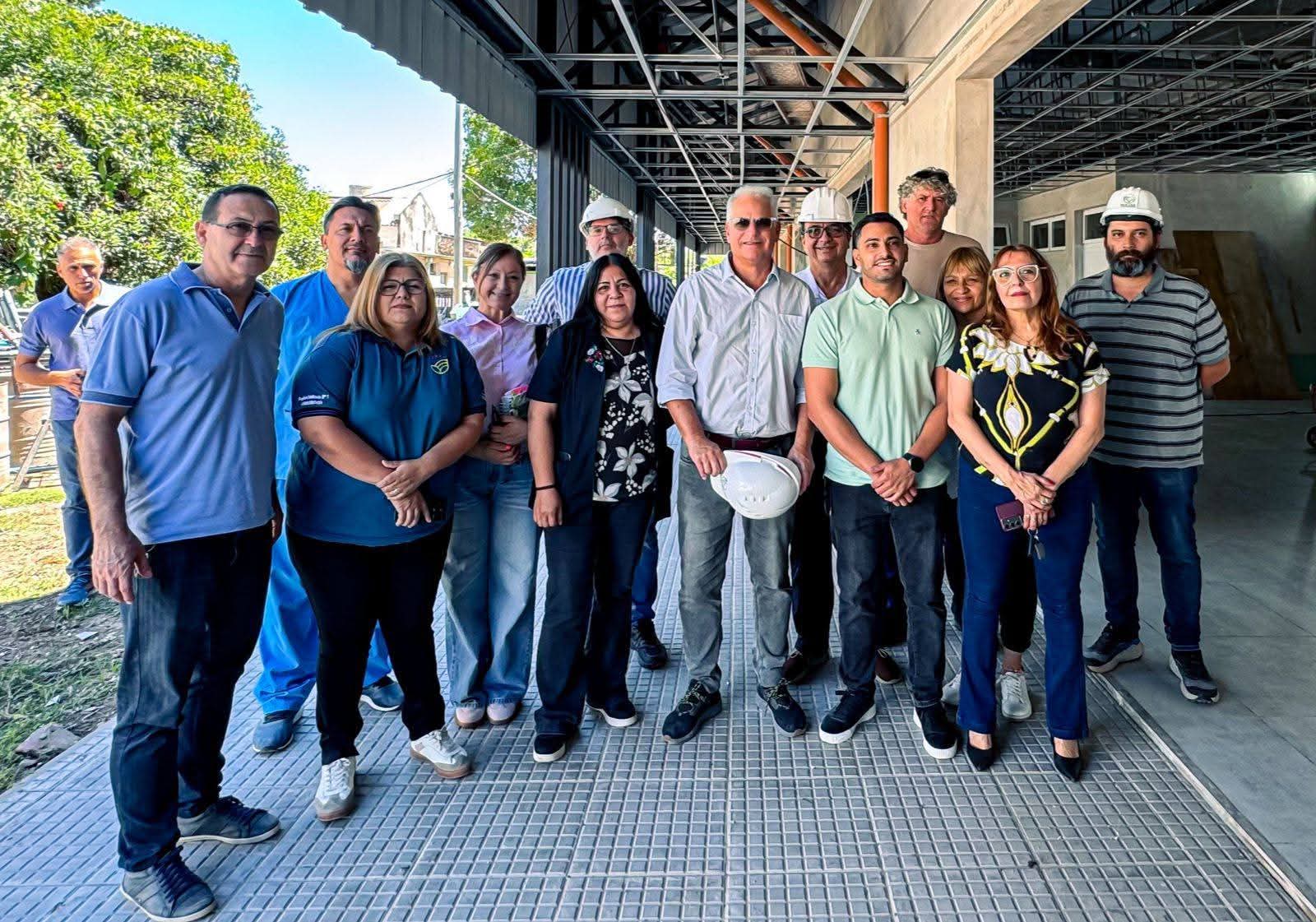 CON FONDOS PROVINCIALES, AVANZAN LAS OBRAS EN EL HOSPITAL DE VILLA &Aacute;NGELA.