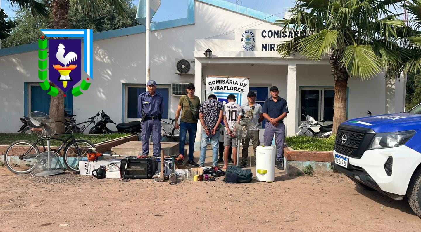 DOS APREHENDIDOS TRAS R&Aacute;PIDO ACCIONAR POLICIAL EN MIRAFLORES.