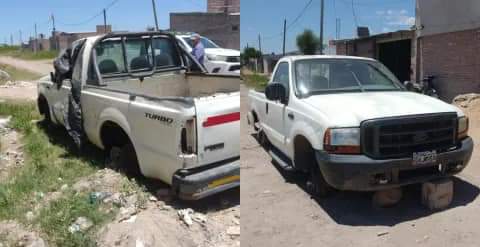 ABANDONARON OTROS CUATRO VEHÍCULOS OFICIALES EN MEDIO DE LA INVESTIGACIÓN POR LAS TRANSFERENCIAS A PIQUETEROS.