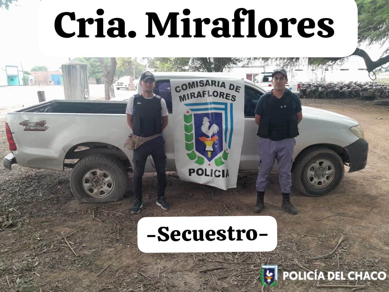 MIRAFLORES: RECUPERAN OTRO VEHÍCULO PERTENECIENTE A DESARROLLO SOCIAL DE PROVINCIA, QUE ESTABA EN PODER DE UN REFERENTE SOCIAL DE LA LOCALIDAD. 