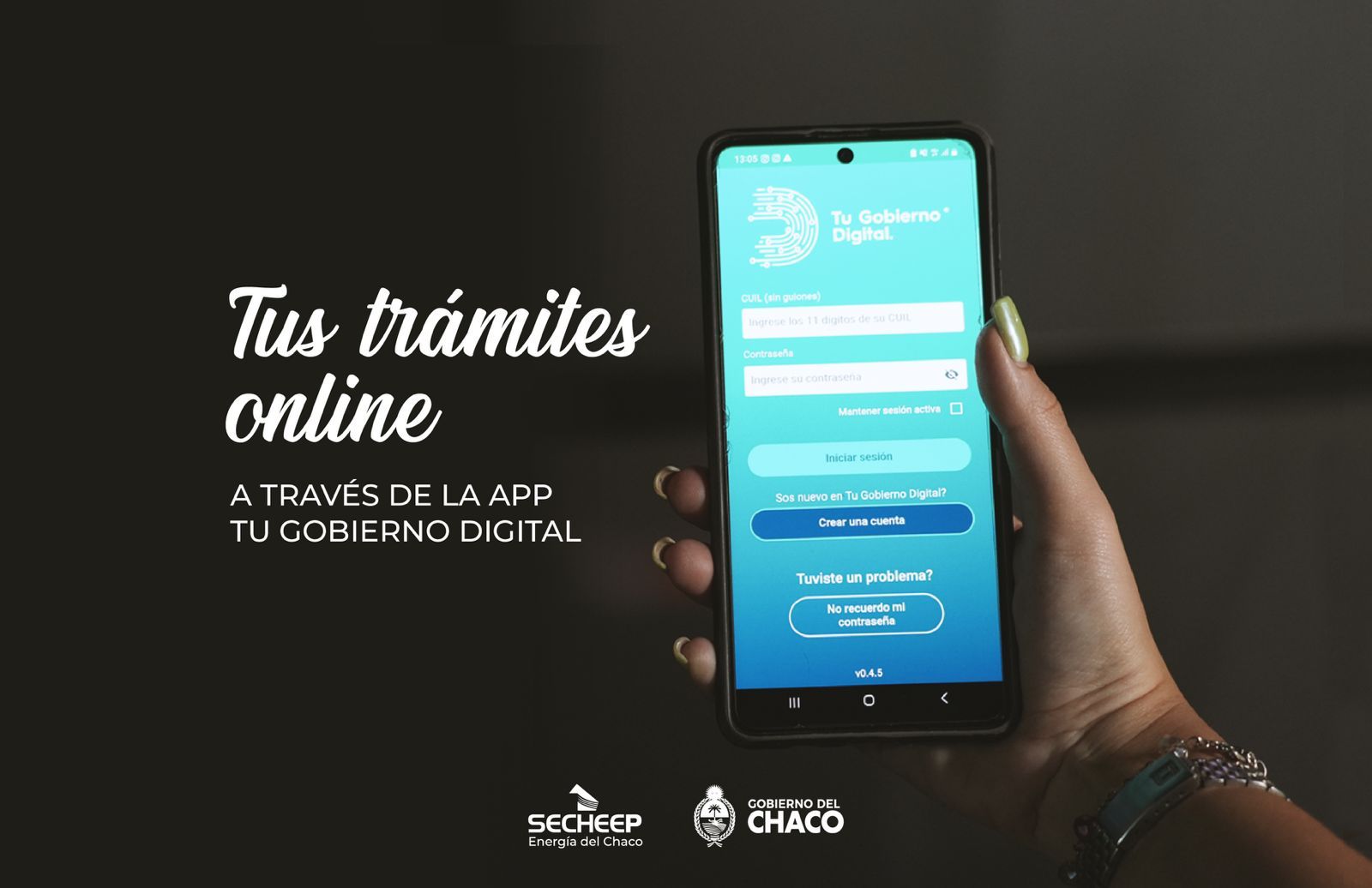 TRÁMITES ONLINE DE SECHEEP A TRAVÉS DE LA _APP_ DE “TU GOBIERNO DIGITAL”.