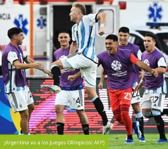 ARGENTINA LE GANÓ 1-0 A BRASIL Y SE CLASIFICÓ A LA CITA OLÍMPICA.