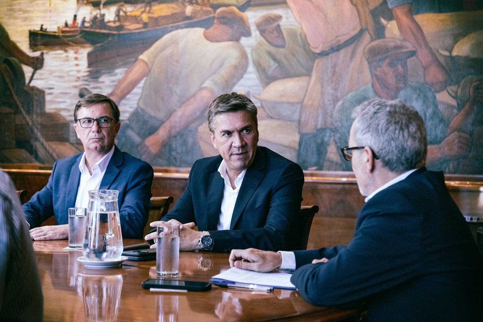 BS. AS: EL GOBERNADOR ZDERO SE REUNIÓ CON EL MINISTRO DE SALUD DE LA NACIÓN, MARIO RUSSO.
