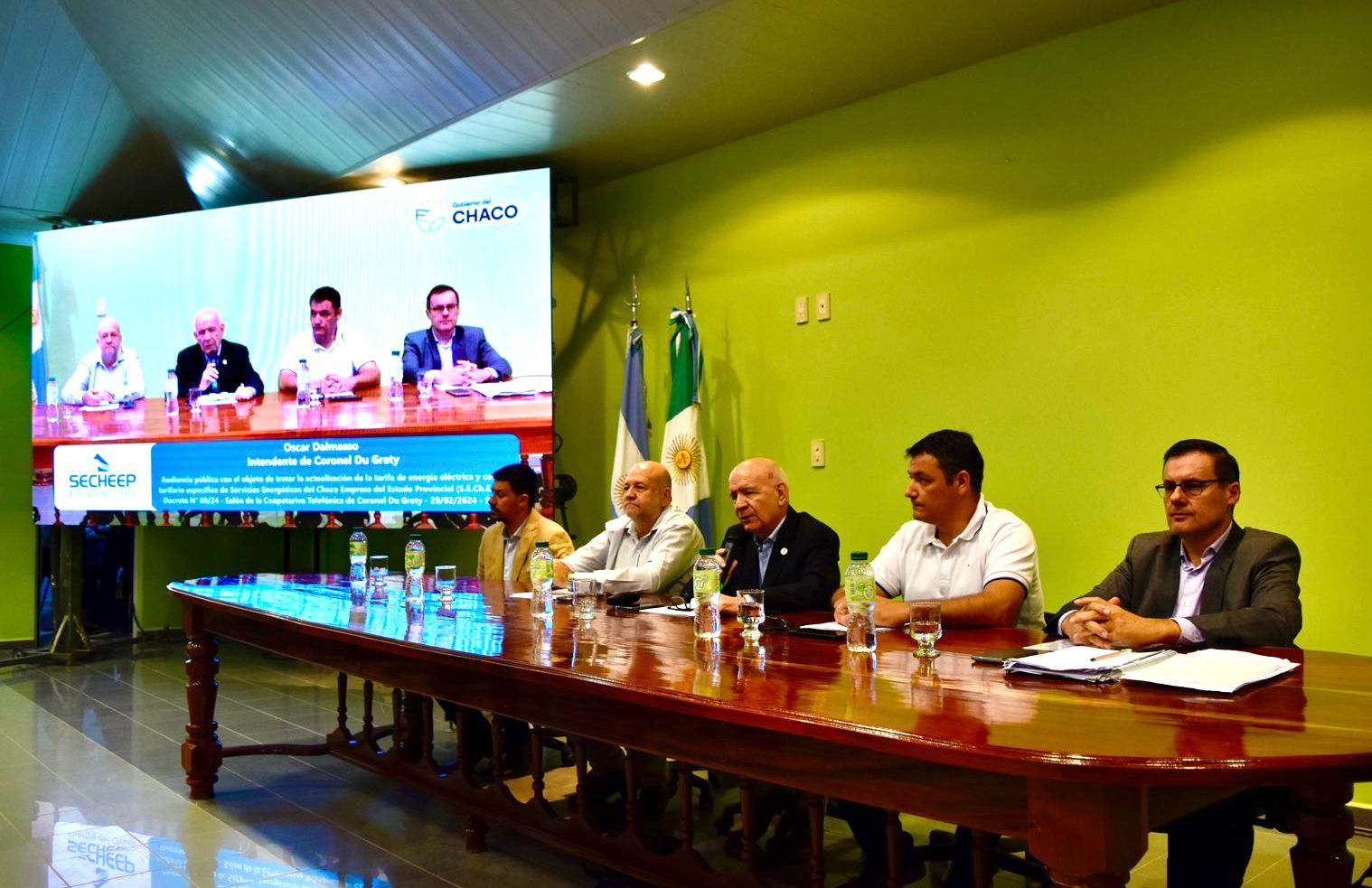 AUDIENCIA PÚBLICA: SECHEEP PRESENTÓ PLAN DE OBRAS Y PLANTEÓ LA NECESIDAD DEL SINCERAMIENTO TARIFARIO.