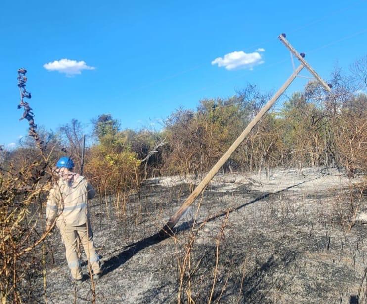 SECHEEP EN ALERTA POR INCENDIOS RURALES QUE DAÑAN LAS REDES ELÉCTRICAS.