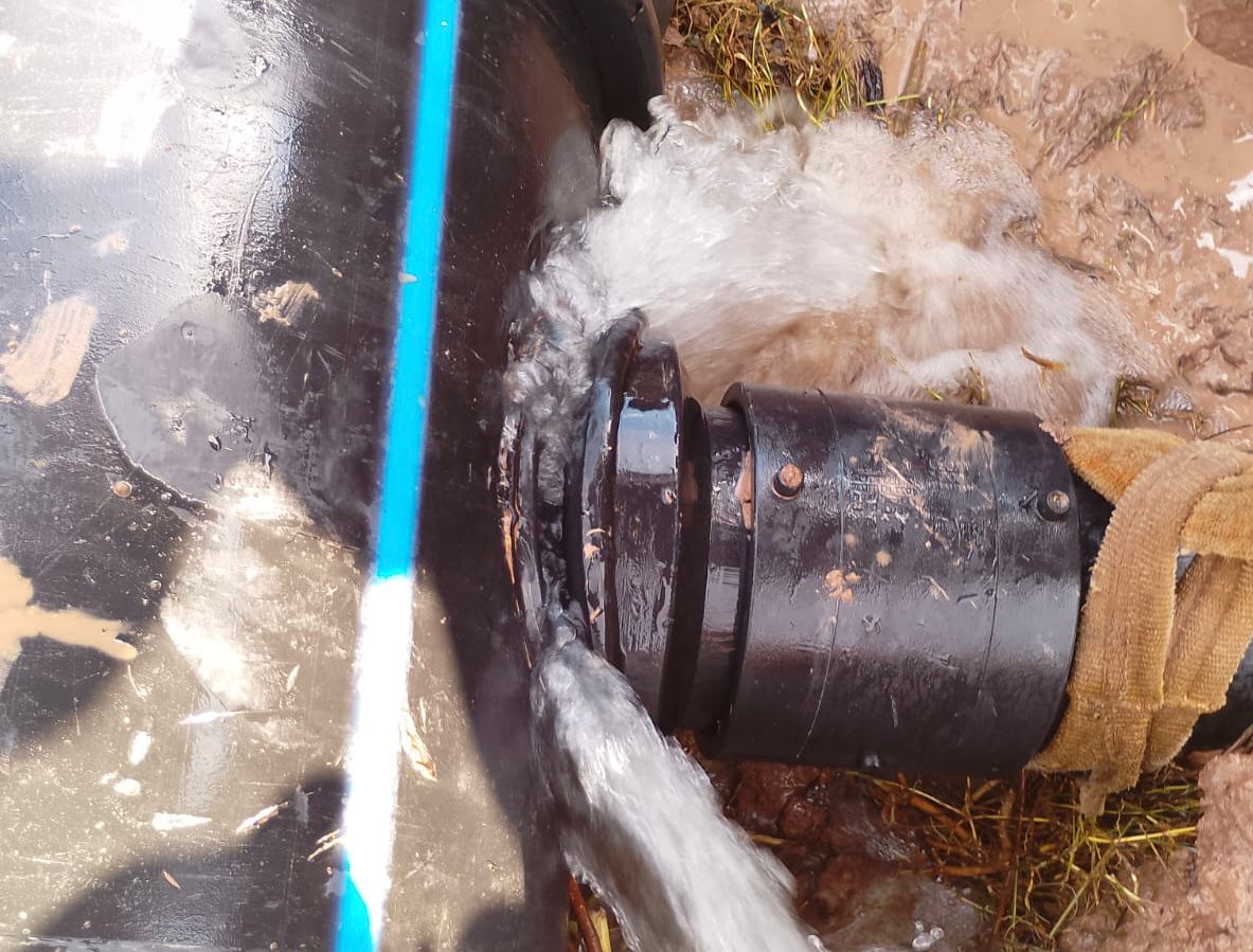 ACUEDUCTO PUERTO LAVALLE&ndash;CASTELLI: SAMEEP TRABAJA PARA NORMALIZAR EL SERVICIO.