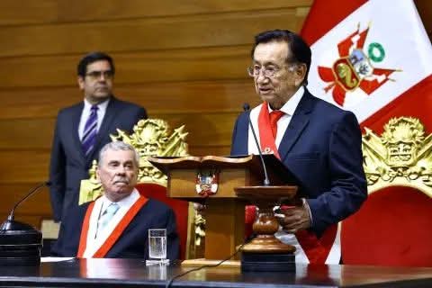JOS&Eacute; MAR&Iacute;A BALTAZAR ES EL NUEVO PRESIDENTE DE PER&Uacute;.