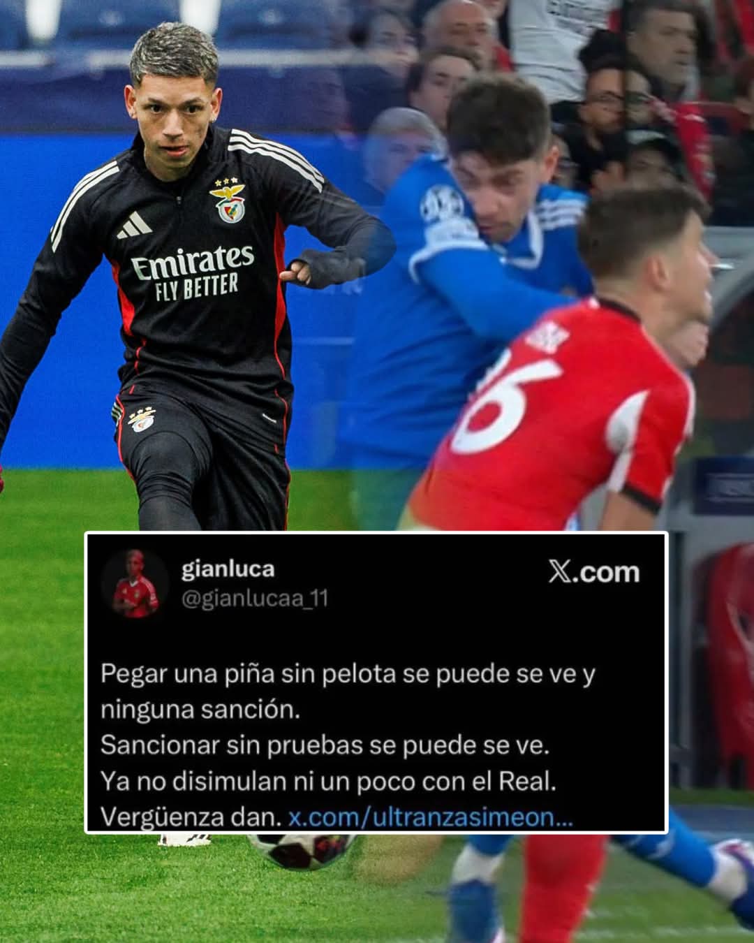 DURO DESCARGO DE PRESTIANNI POR LA SUSPENCI&Oacute;N IMPUESTA POR LA UEFA. 