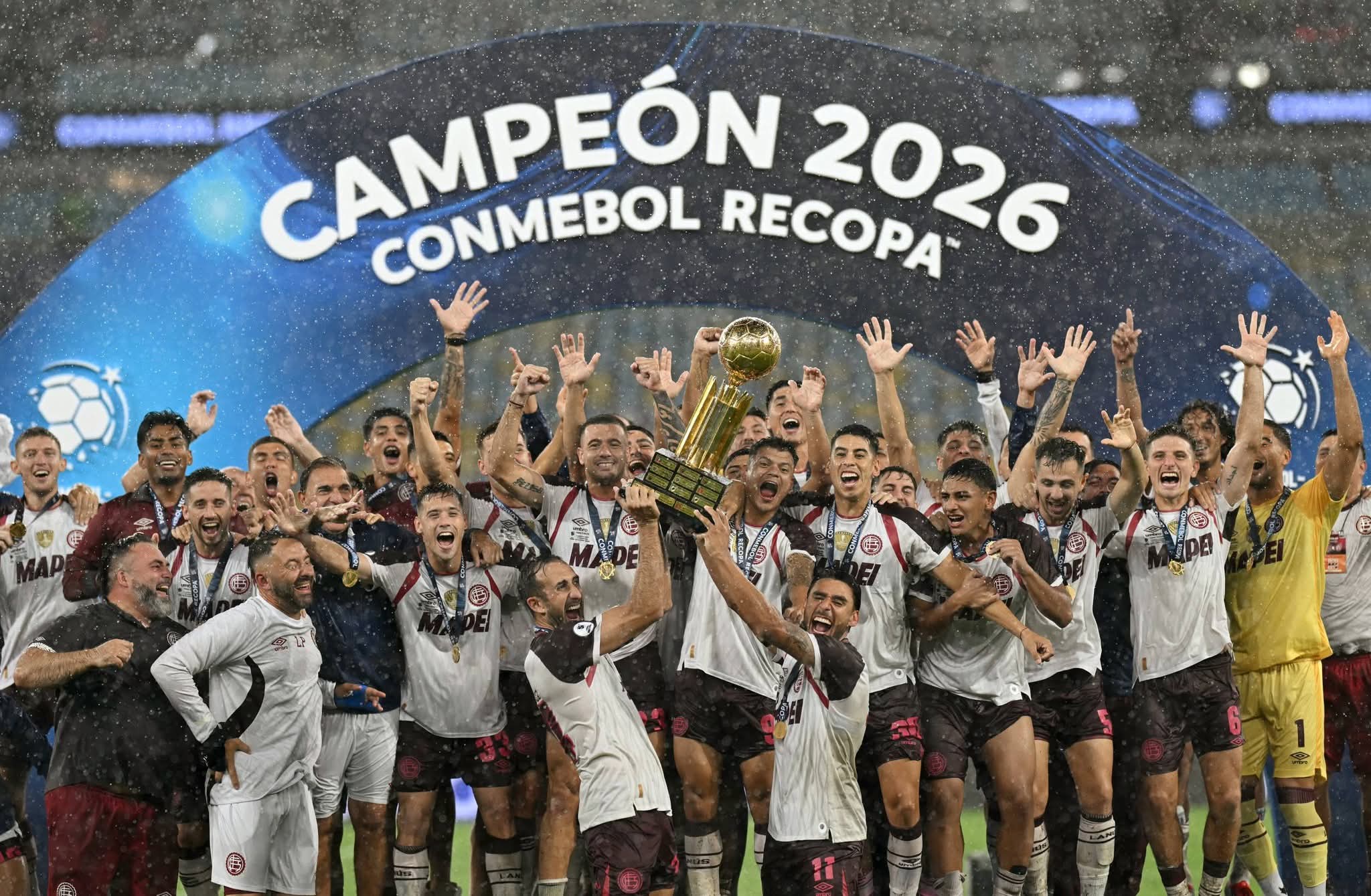 LAN&Uacute;S SE CONSAGR&Oacute; CAMPE&Oacute;N DE LA RECOPA SUDAMERICANA. 