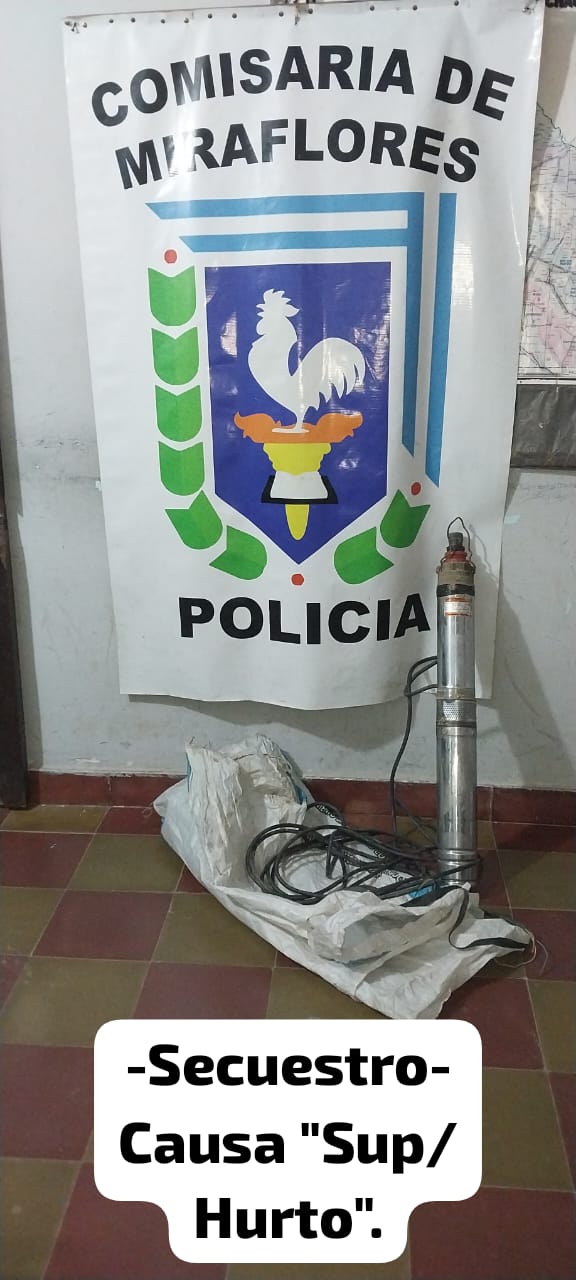 MIRAFLORES: POLICÍA LOCAL RECUPERA ELEMENTOS SUSTRAÍDOS DEL PREDIO DE SAMEEP. 
