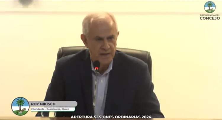 LAPIDARIO DISCURSO DE ROY NIKISCH CONTRA GUSTAVO MARTÍNEZ: 