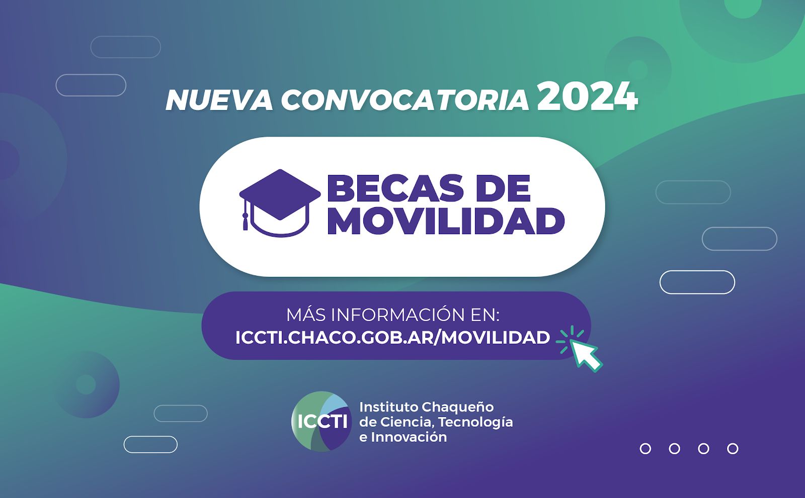 EL ICCTI ABRIÓ UNA NUEVA CONVOCATORIA DE BECAS DE MOVILIDAD PARA INVESTIGADORES, EMPRESARIOS Y EMPRENDEDORES.