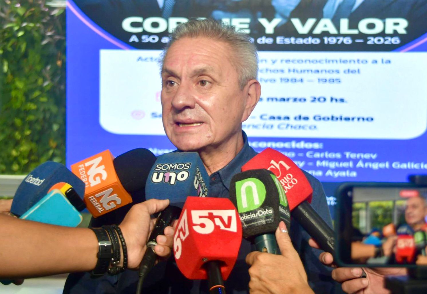 CHACO CONMEMORA LOS 50 A&Ntilde;OS DEL GOLPE DE ESTADO CON UN ACTO OFICIAL Y HOMENAJE A REFERENTES DE DERECHOS HUMANOS.