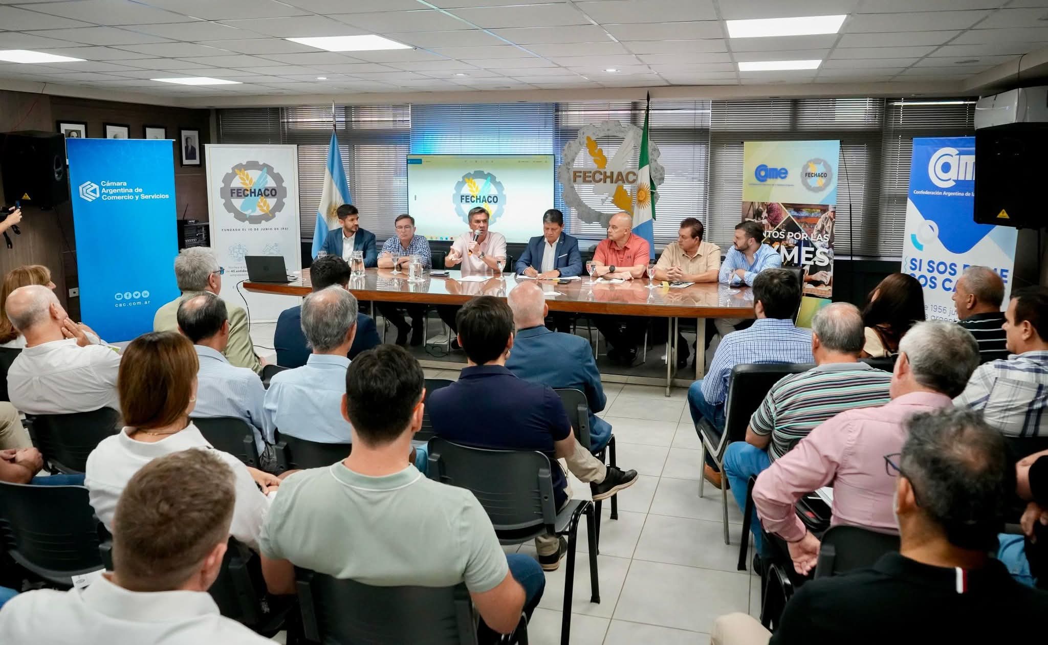 EL GOBERNADOR ZDERO SE REUNI&Oacute; CON FECHACO Y RATIFIC&Oacute; EL TRABAJO CONJUNTO CON EL SECTOR PRIVADO.