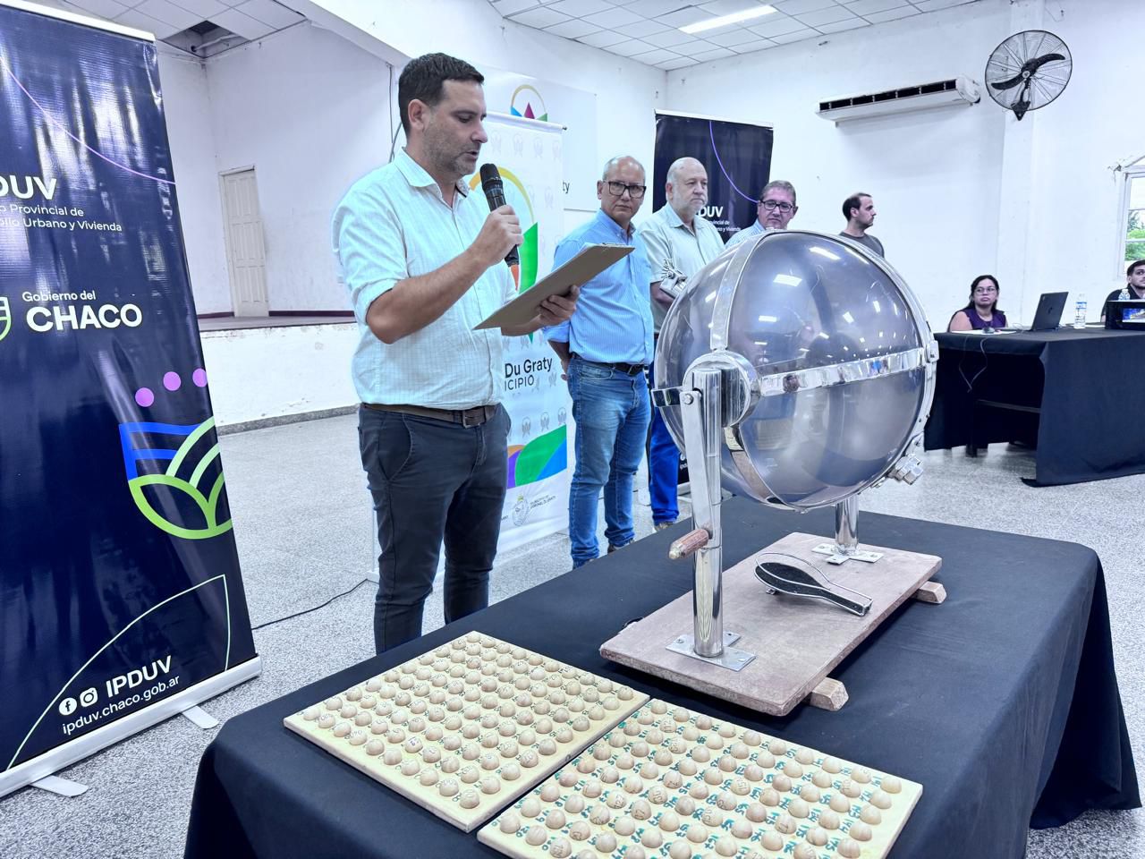 EL IPDUV REALIZ&Oacute; EL SORTEO P&Uacute;BLICO DE VIVIENDAS EN CORONEL DU GRATY.