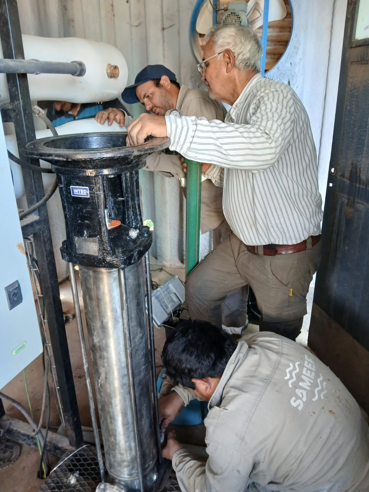 COMANDANCIA FR&Iacute;AS: SAMEEP PUSO EN MARCHA NUEVAMENTE LA PLANTA DE &Oacute;SMOSIS Y SE RESTABLECI&Oacute; EL SERVICIO DE AGUA.