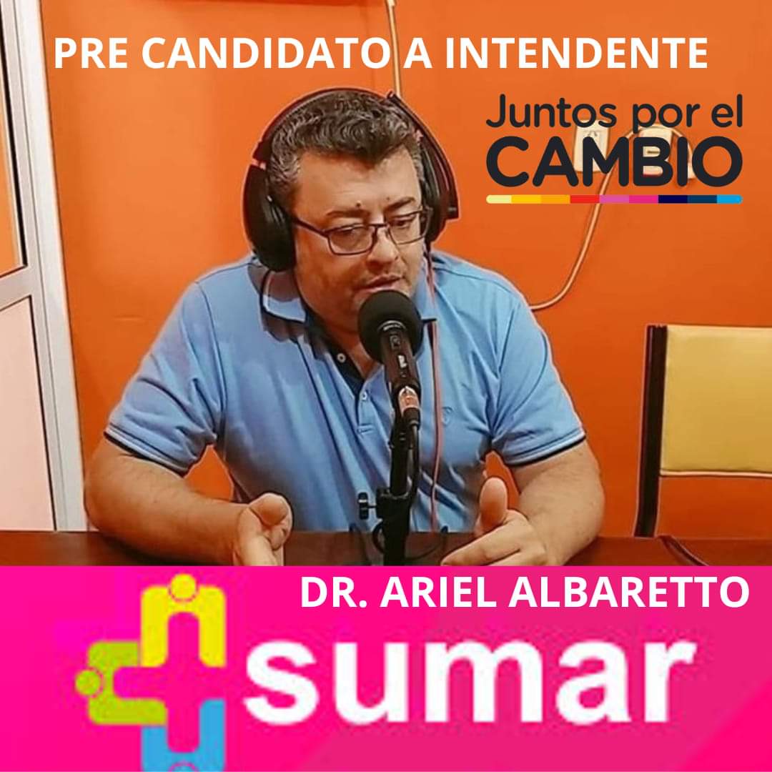EL DR. ARIEL ALBARETTO ES EL CANDIDATO DE LEANDRO ZDERO EN MIRAFLORES. 