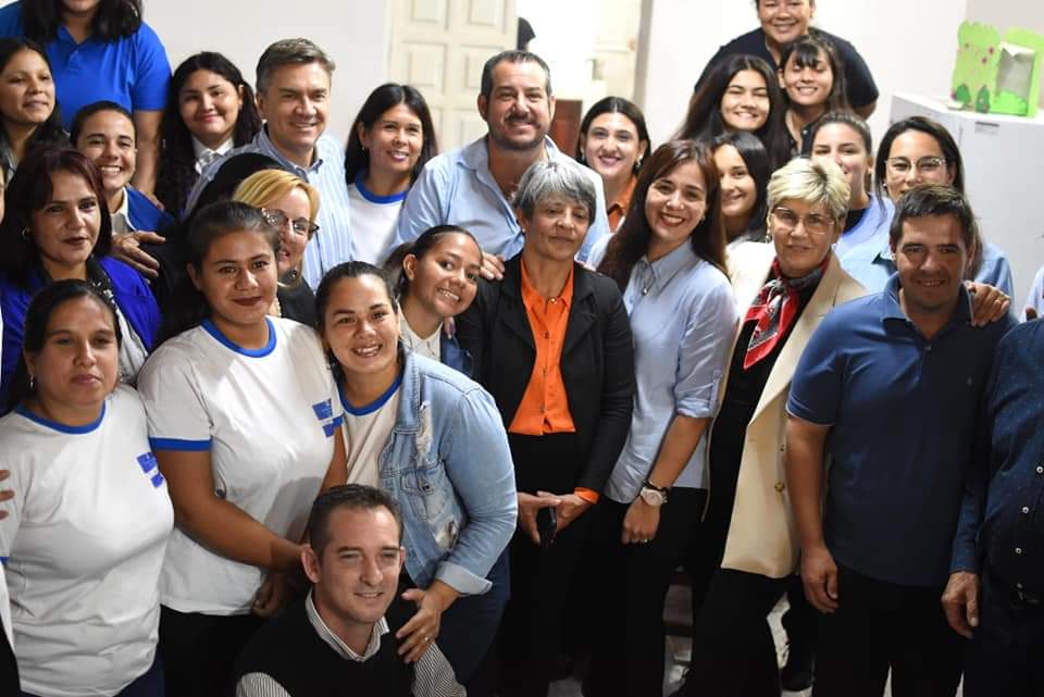 LAS GARCITAS: ZDERO ESTUVO EN LA RESIDENCIA TERCIARIA FEMENINA Y RATIFICÓ EL ACOMPAÑAMIENTO DEL ESTADO.