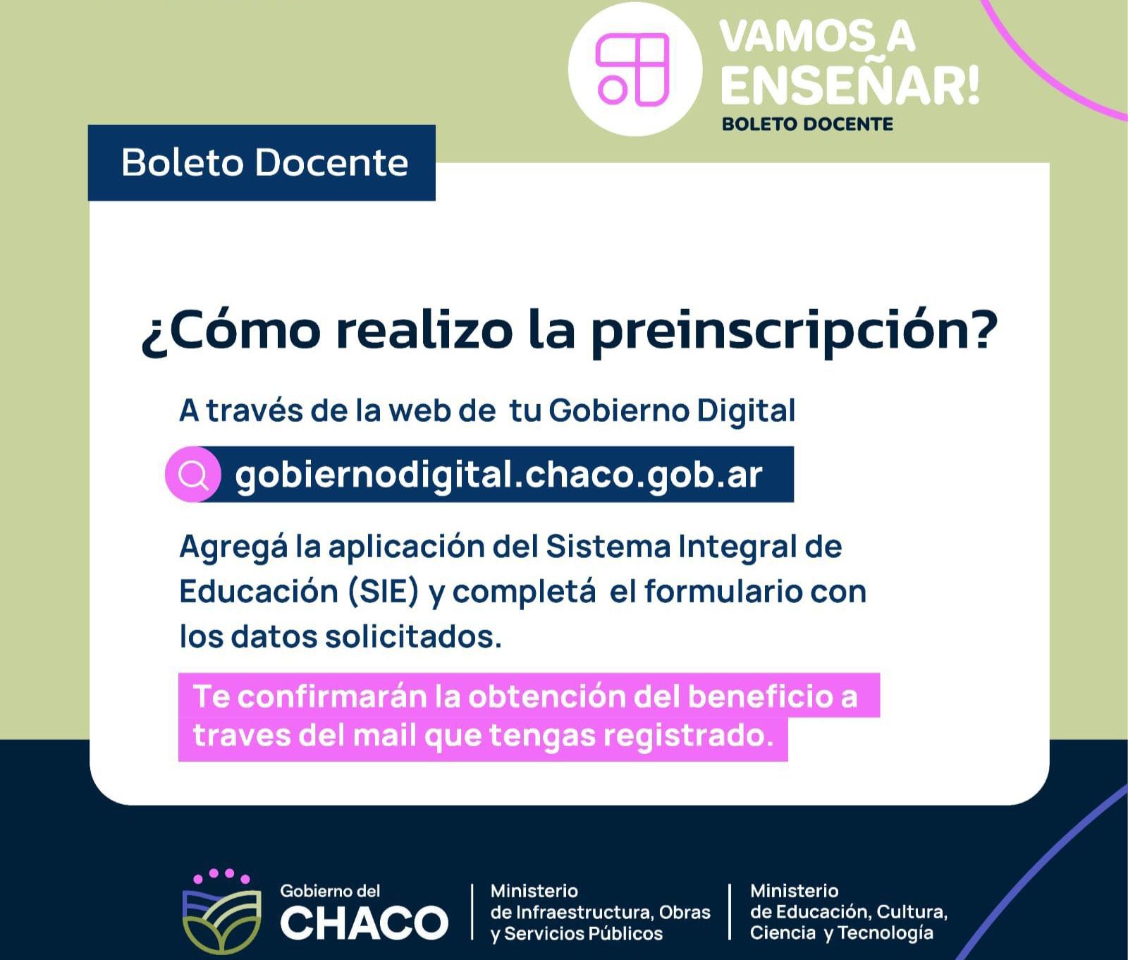CONTINÚA LA INSCRIPCIÓN PARA DOCENTES INCLUIDOS EN EL PROGRAMA “VAMOS A ENSEÑAR”.
