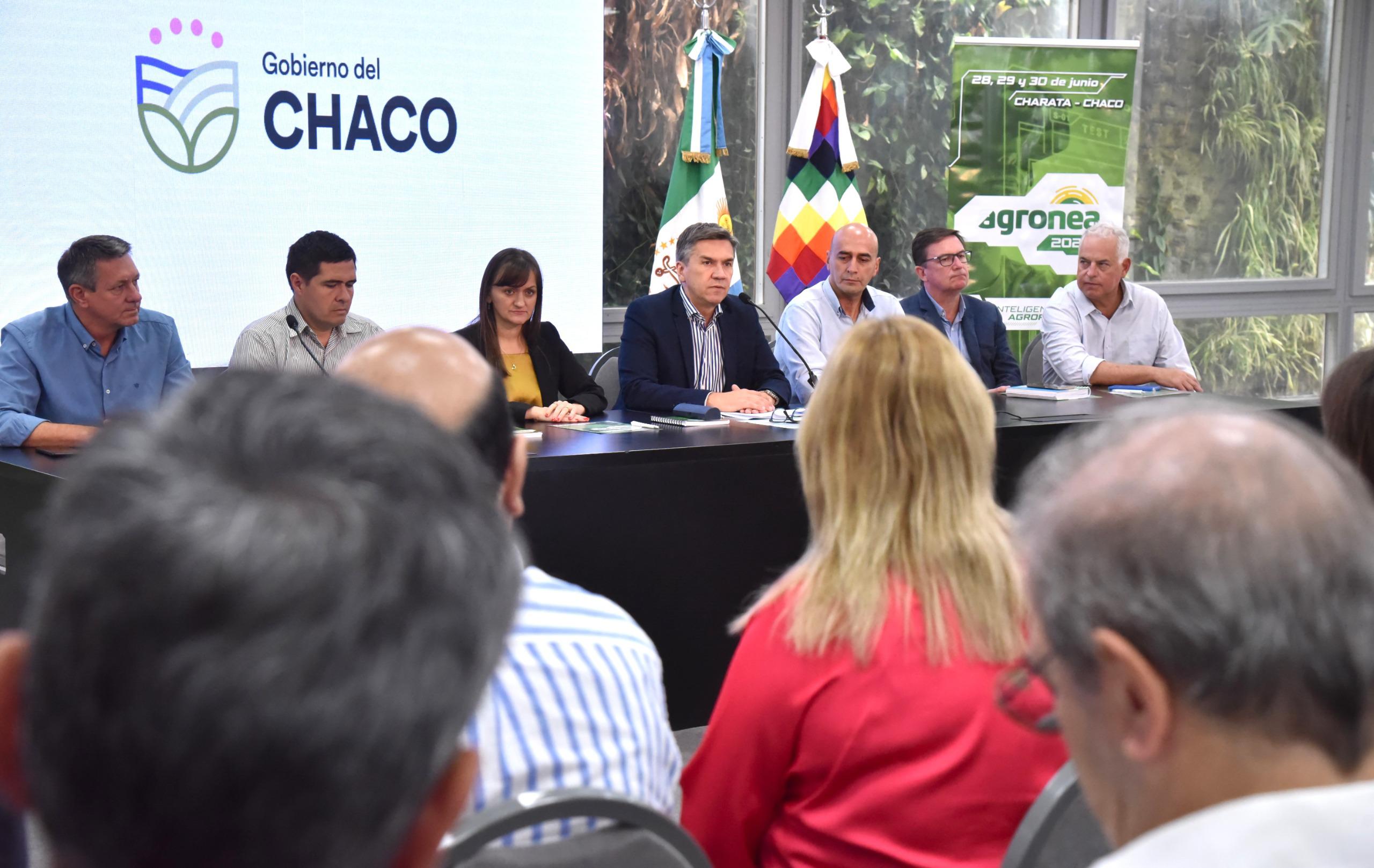 AGRONEA 2024: EL GOBERNADOR ZDERO ACOMPAÑÓ EL LANZAMIENTO DEL EVENTO QUE SE REALIZARÁ DEL 28 AL 30 DE JUNIO EN CHARATA. 