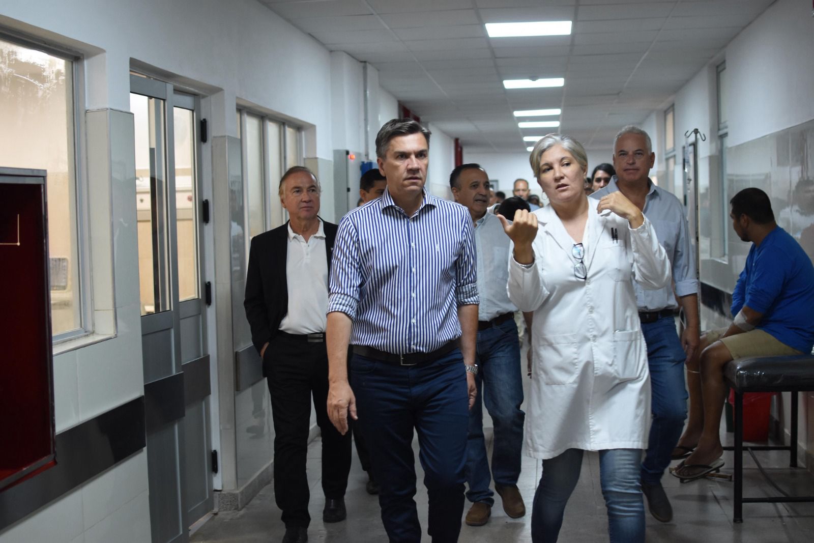 ZDERO CULMINÓ LA OBRA DE LA GUARDIA DE EMERGENCIA DEL HOSPITAL PERRANDO.