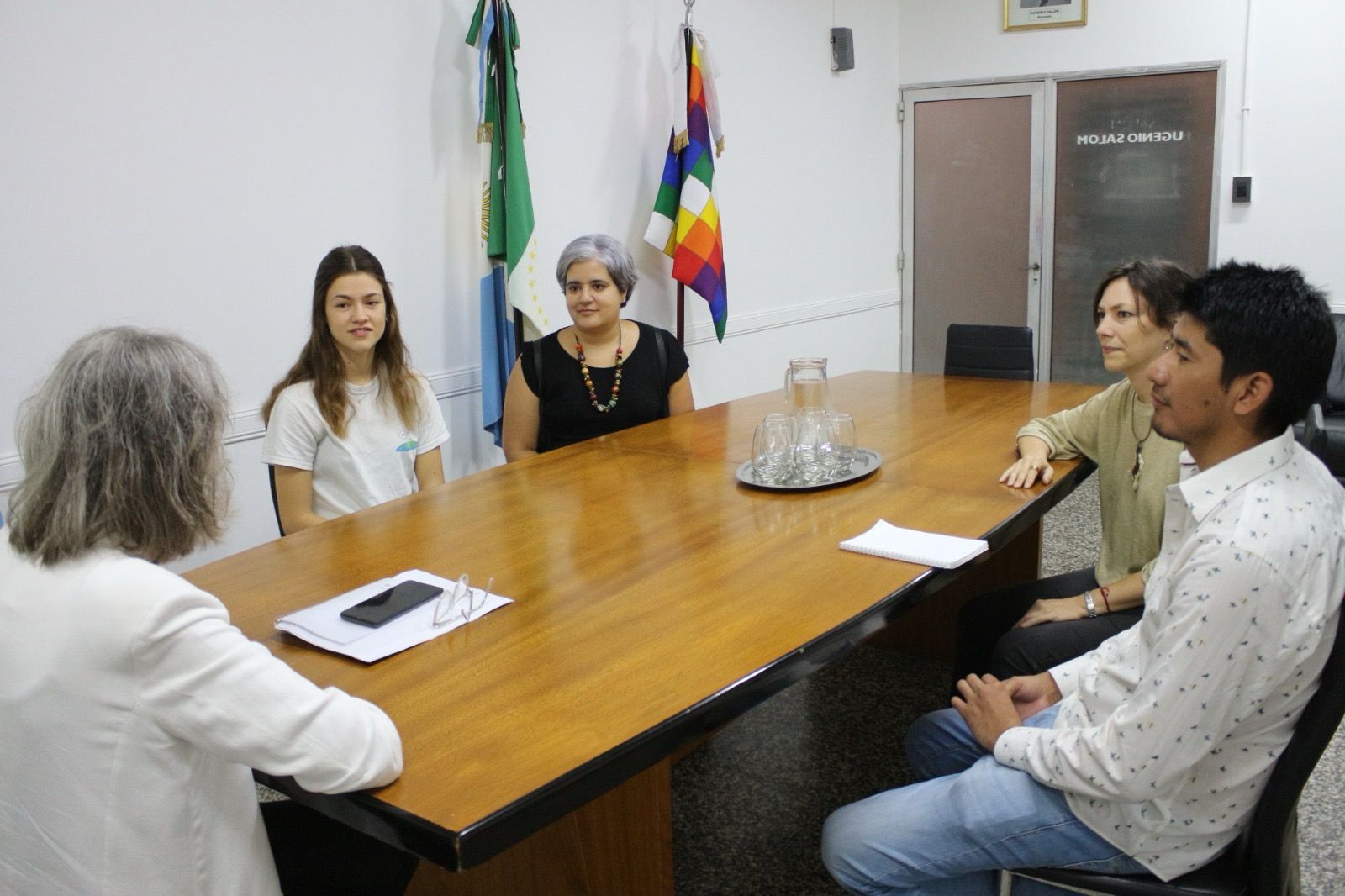AUTORIDADES DE EDUCACIÓN DIERON LA BIENVENIDA A BECARIA DEL PROGRAMA ARGENTINO-BRITÁNICO DE ASISTENTES DE IDIOMA.