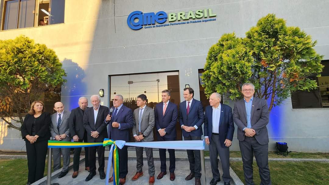 BRASIL: EL GOBERNADOR ACOMPAÑÓ A CAME EN LA INAUGURACIÓN DE UN SHOWROOM PERMANENTE PARA PRODUCTOS DE PYMES ARGENTINAS.