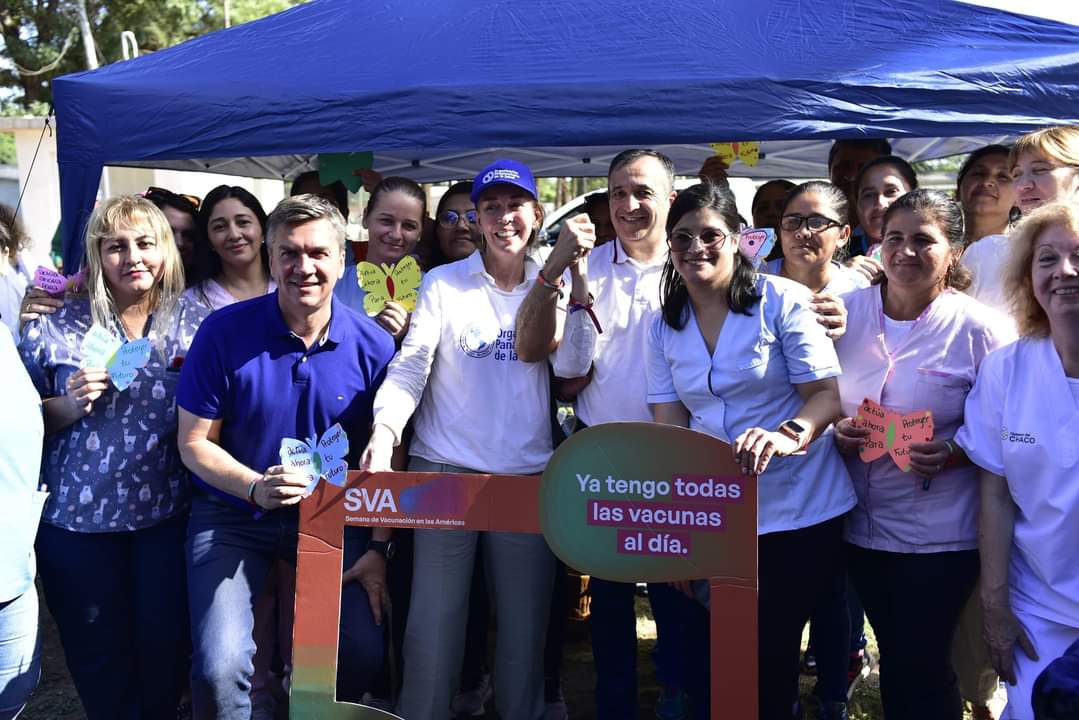 MIRAFLORES: EL GOBERNADOR ACOMPAÑÓ LA JORNADA DE CIERRE DE LA CAMPAÑA DE VACUNACIÓN EN LAS AMÉRICAS. 