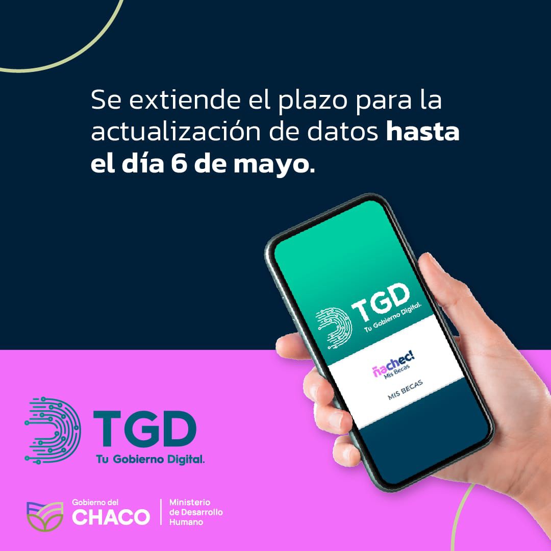 BECAS: SE EXTIENDE HASTA EL 6 DE MAYO EL PLAZO PARA LA ACTUALIZACIÓN DE DATOS.