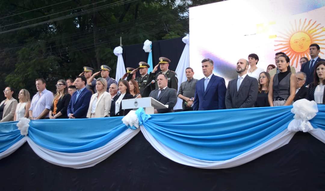115° ANIVERSARIO DE GENERAL SAN MARTÍN: ZDERO ACOMPAÑÓ EL ACTO CENTRAL Y RATIFICÓ EL COMPROMISO CON LA SALUD, EDUCACIÓN, SEGURIDAD E INFRAESTRUCTURA”.
