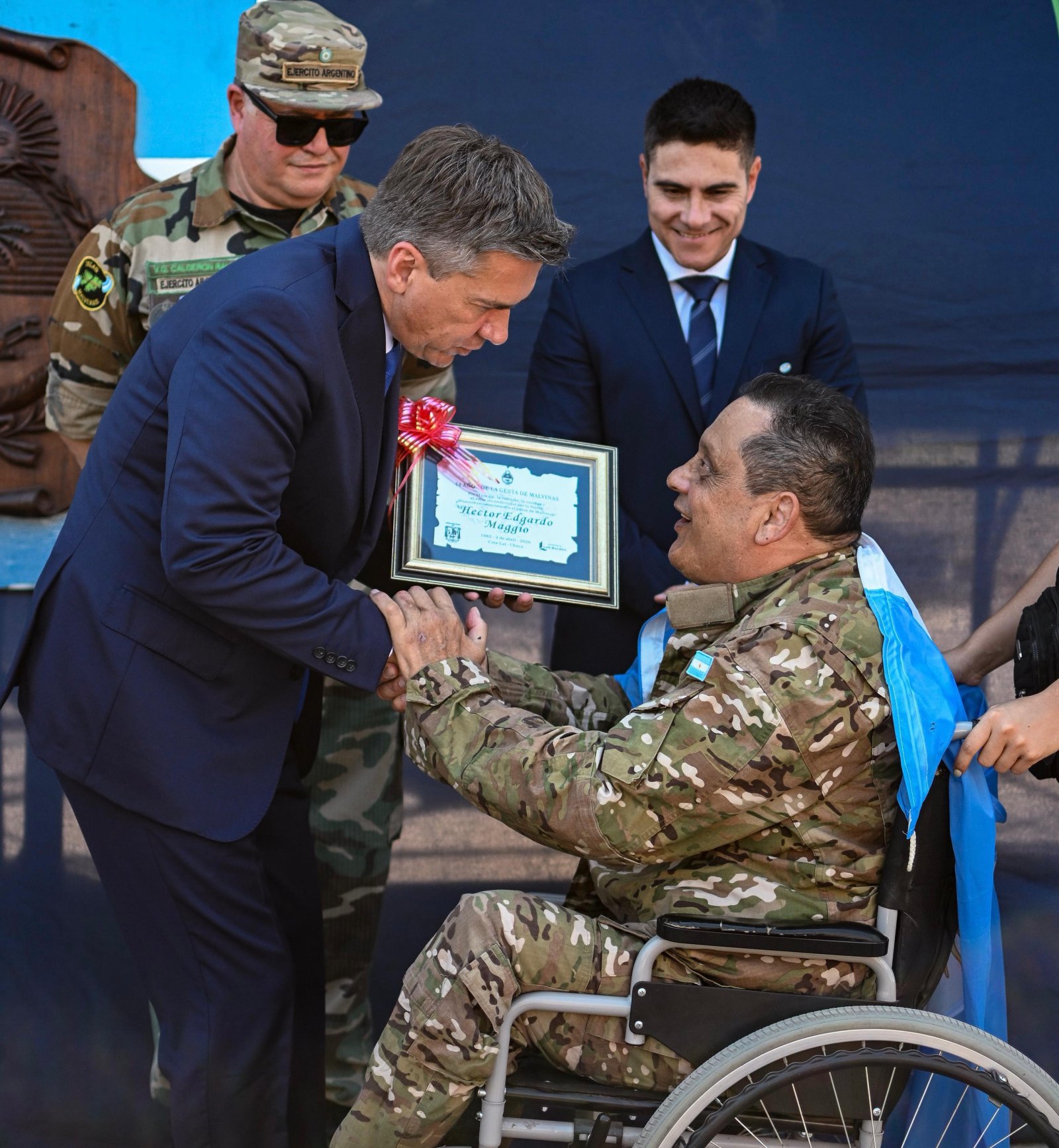 ACTO OFICIAL POR EL 2 DE ABRIL: &ldquo;MALVINAS ES UNA CAUSA DE TODOS&rdquo; EXPRES&Oacute; ZDERO.