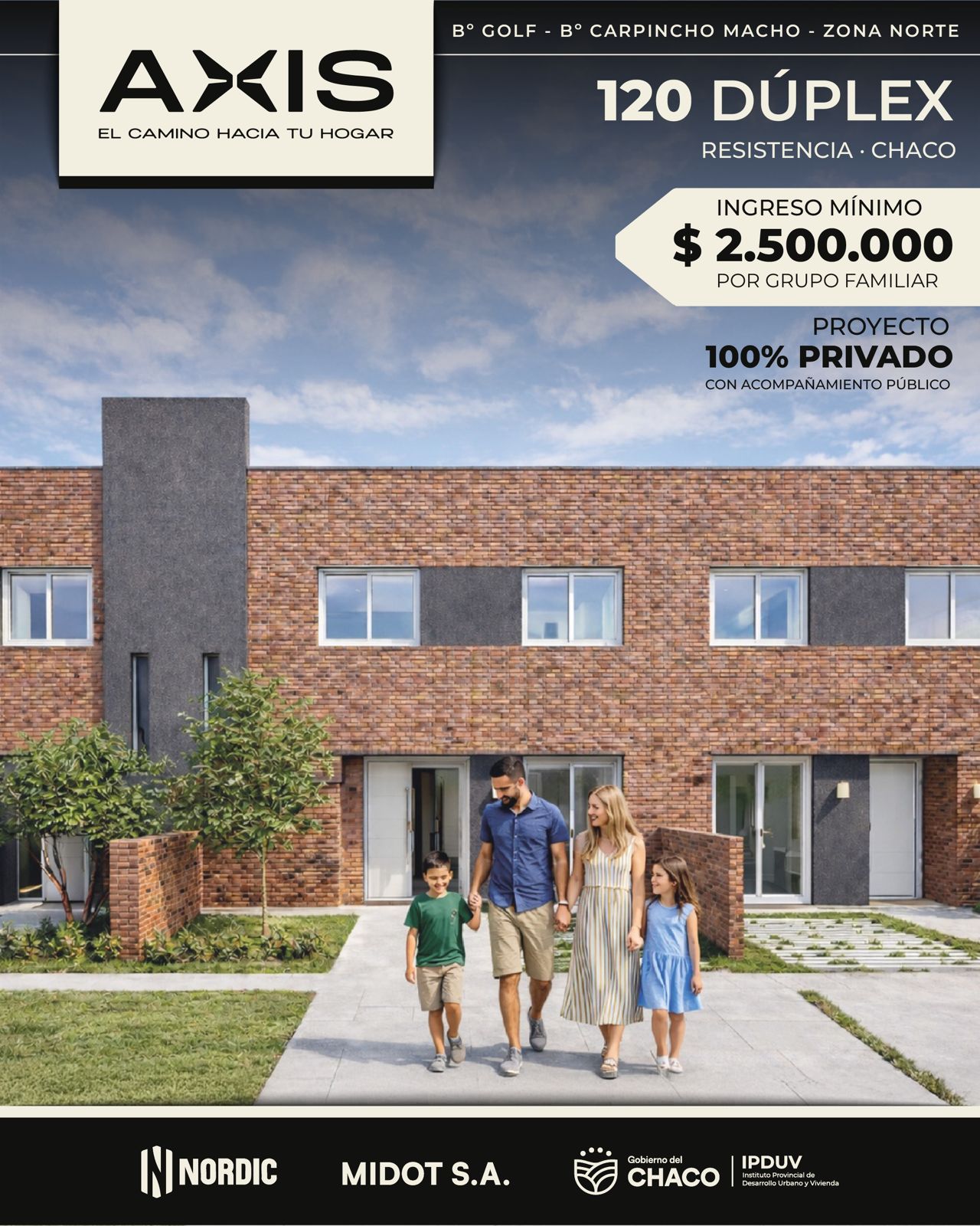 VIVIENDAS EN RESISTENCIA: DESDE EL 14 COMIENZA LA INSCRIPCI&Oacute;N PARA EL PROYECTO AXIS.