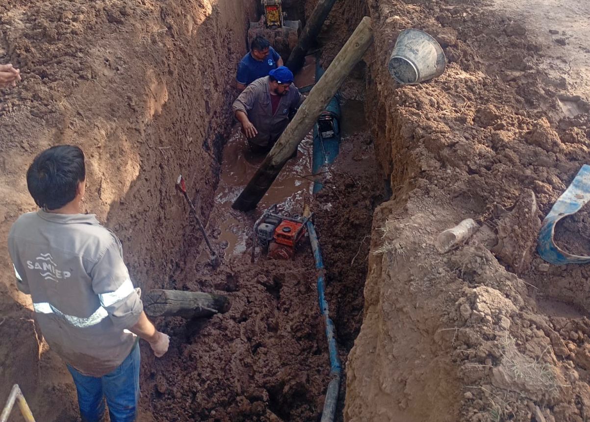 MISI&Oacute;N NUEVA POMPEYA: SAMEEP REPAR&Oacute; CA&Ntilde;ER&Iacute;A DEL ACUEDUCTO Y SE NORMALIZA EL SERVICIO DE AGUA.