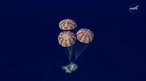 ARTEMIS II CERRO CON &Eacute;XITO LA MISI&Oacute;N Y VOLVI&Oacute; A LA TIERRA TRAS REINGRESAR A 40.000 KM/H.