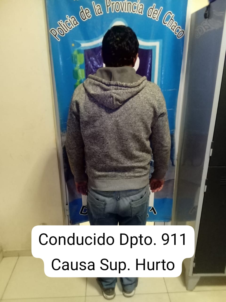 J.J CASTELLI: PERSONAL POLICIAL DEL DEPARTAMENTO 911 RECUPERA ELEMENTOS SUSTRAÍDOS DE UNA OBRA EN CONSTRUCCIÓN. HAY UN DETENIDO.
