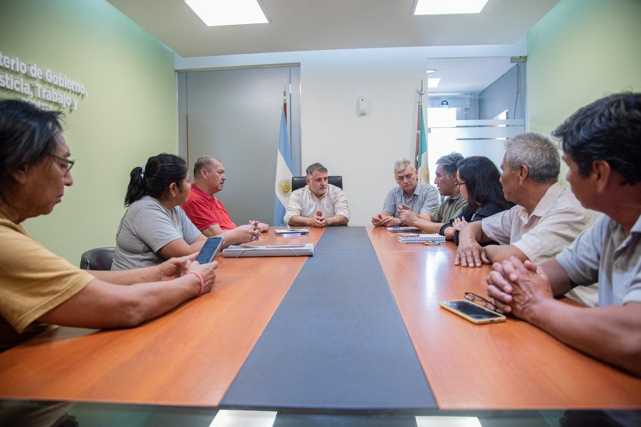 GOBIERNO SE REUNIÓ CON LOS REPRESENTANTES DEL INSTITUTO DEL ABORIGEN CHAQUEÑO.