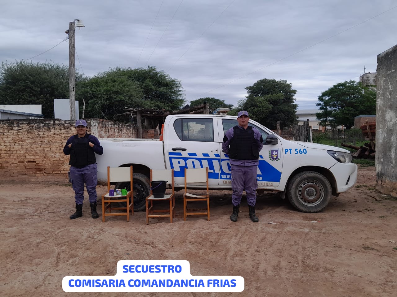 EN LO MÁS INHÓSPITO DE LA PROVINCIA DEL CHACO, COMISARÍA DE COMANDANCIA FRÍAS SOSTIENE LA SEGURIDAD DEL IMPENETRABLE. 