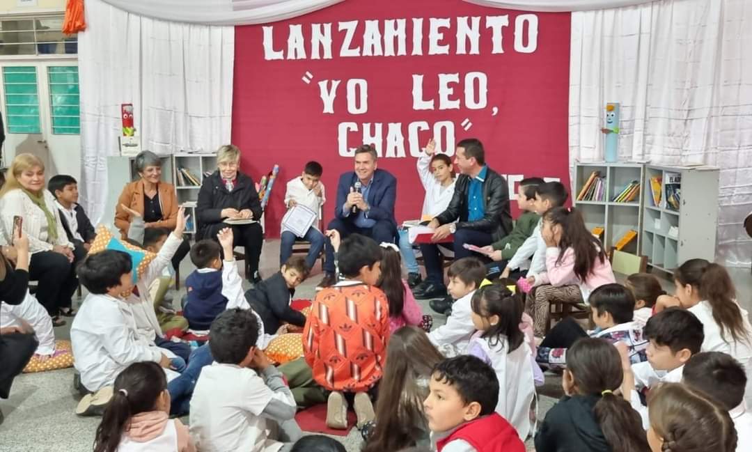 YO LEO, CHACO: DESDE LA ESCONDIDA, EL GOBERNADOR PRESENTÓ NUEVO PROGRAMA DE PROMOCIÓN DE LA LECTURA.